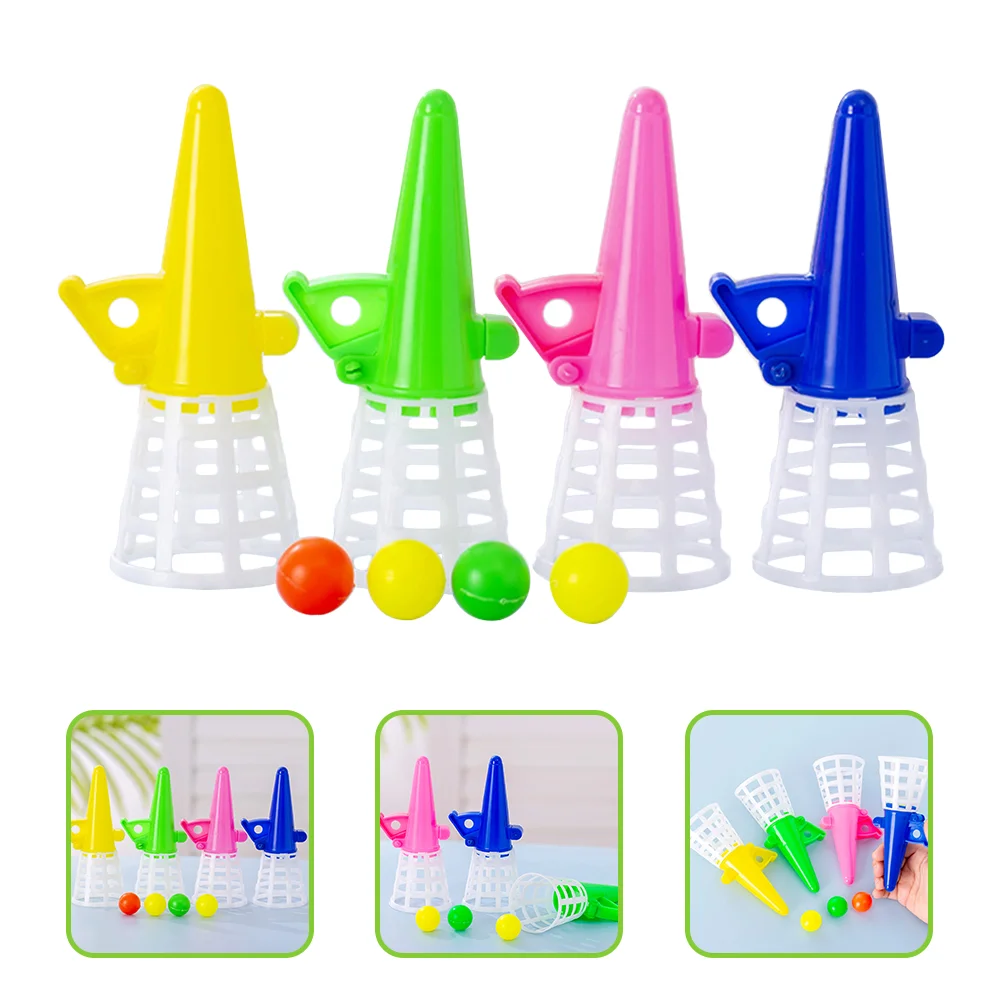 

12 Sets Toys Catapult Catch Interactive Pop-pass-catch Balls Outdoor Catching Cup Launch Throw Sports Launchers Throwing Child