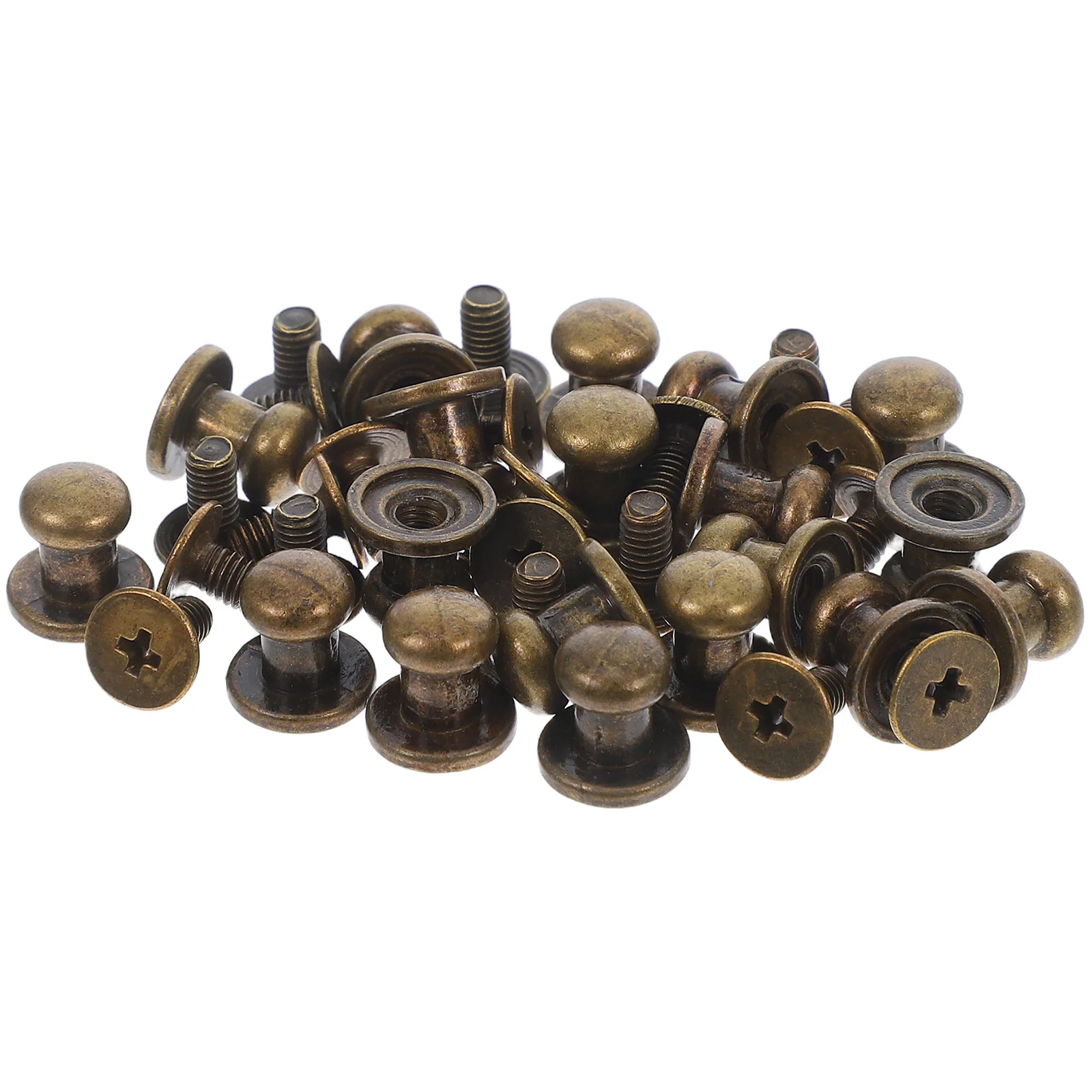 

30Pcs Vintage Cabinet Knobs Bronze Mini Drawer Handles for Dresser Cupboard Jewelry Box Hardware Cupboard Handles