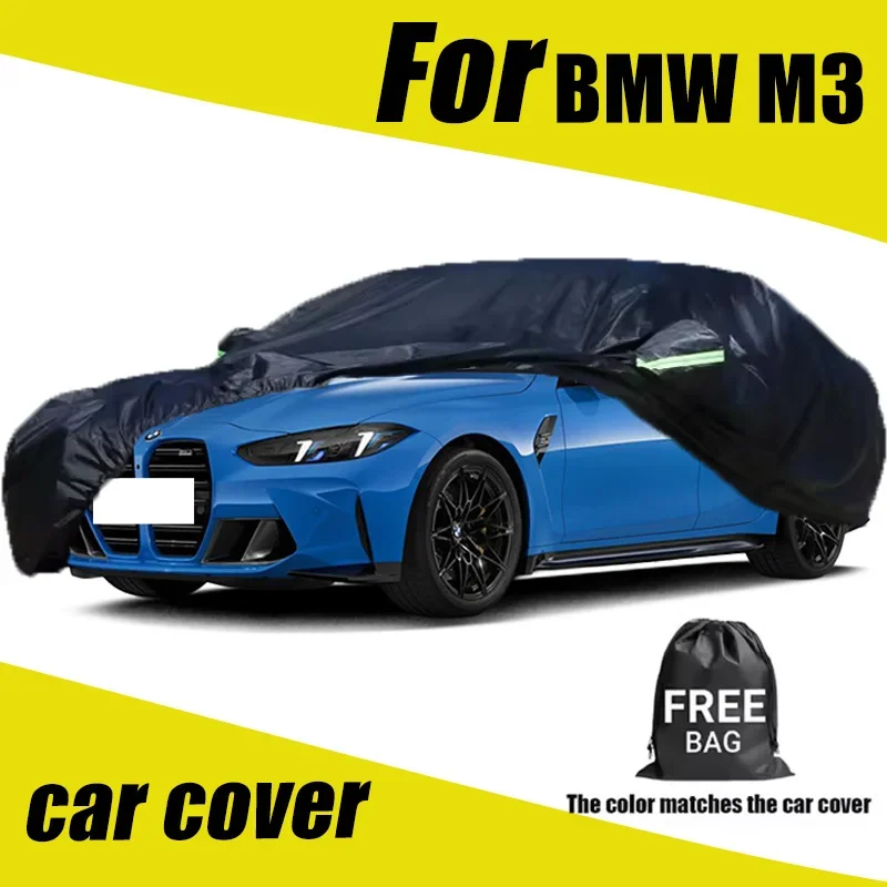 

For BMW M3 Outdoor Protection Full Car Cover Snow Cover Sunshade Waterproof Dustproof Exterior Car Accessories