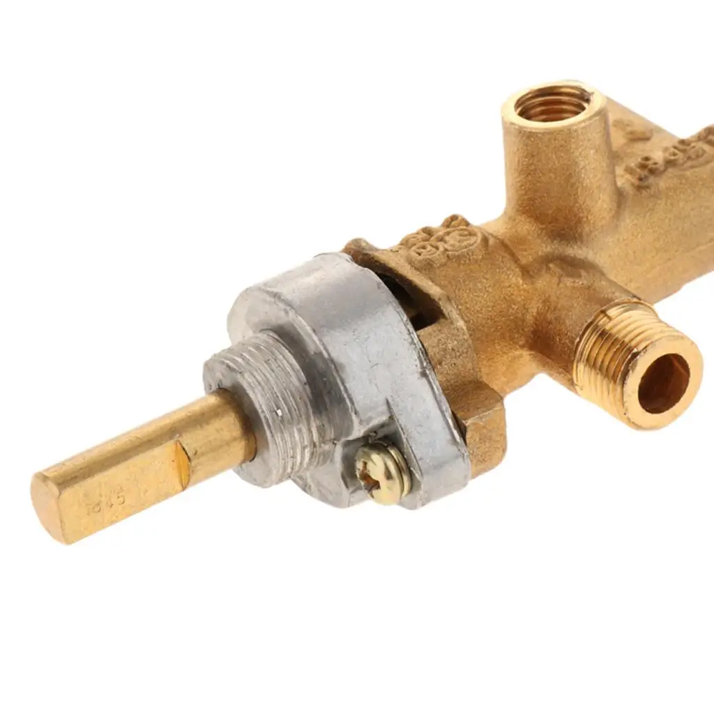 Gas Pipe Connector Y Splitter Indoor Copper Valve Adapter for Camping Portable Gas Cooker Cylinder
