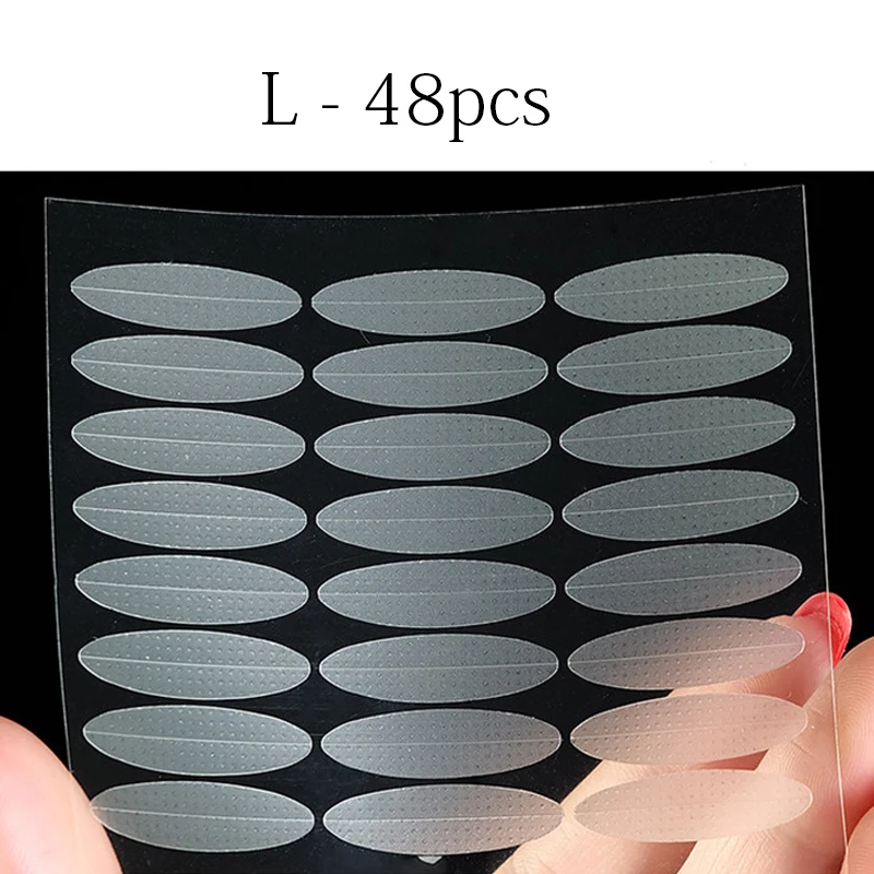 48pcs/tablet Invisible Eyelid Sticker Lace Eye Lift Strips Double Eyelid Tape Adhesive Stickers Eye Tape Tools Lash Tape Makeup