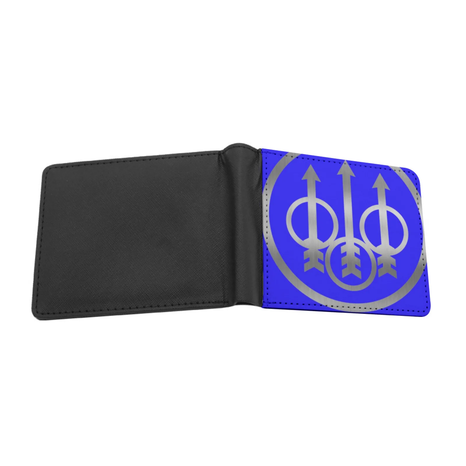 Essential T Shirt Leather Men Wallets Credit Card Holder Purse Black Wallet Essential Personalized Print Vintage Multifunction