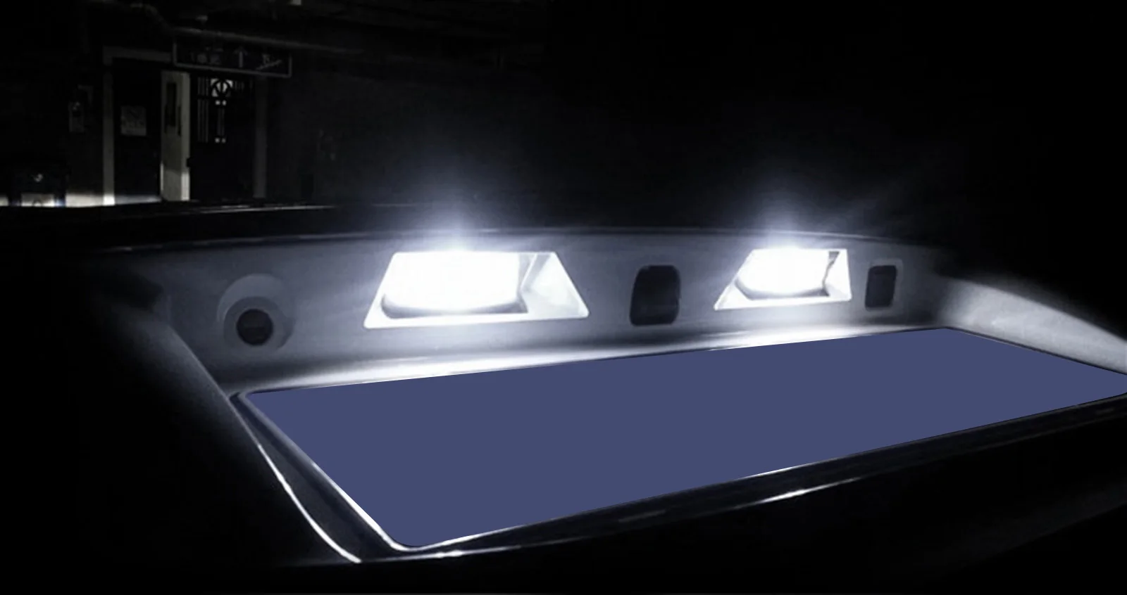 ANGRONG 2x LED CANBUS License Number Plate Light For Vauxhall Opel Astra H J Corsa C D Insignia Meriva - view 5