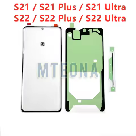 Replacement External Glass For Samsung Galaxy S21 Plus Ultra S22 Plus Ultra LCD Display Touch Screen Front Glass External Lens
