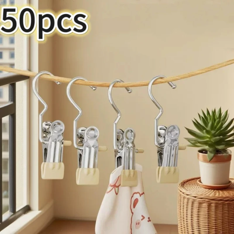 متعددة الوظائف أوتاد الملابس كليب وعاء من الستانليس ستيل الأسود مشابك الغسيل هوك المحمولة معلقة الملابس كليب السراويل التخزين #6