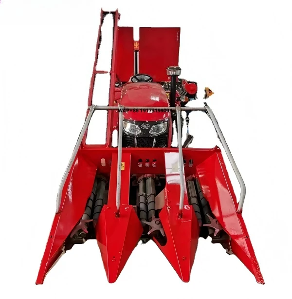 Mini Automatic Corn Combine Harvester Tractor Mounted Grain Harvester with Engine and Motor Core Components