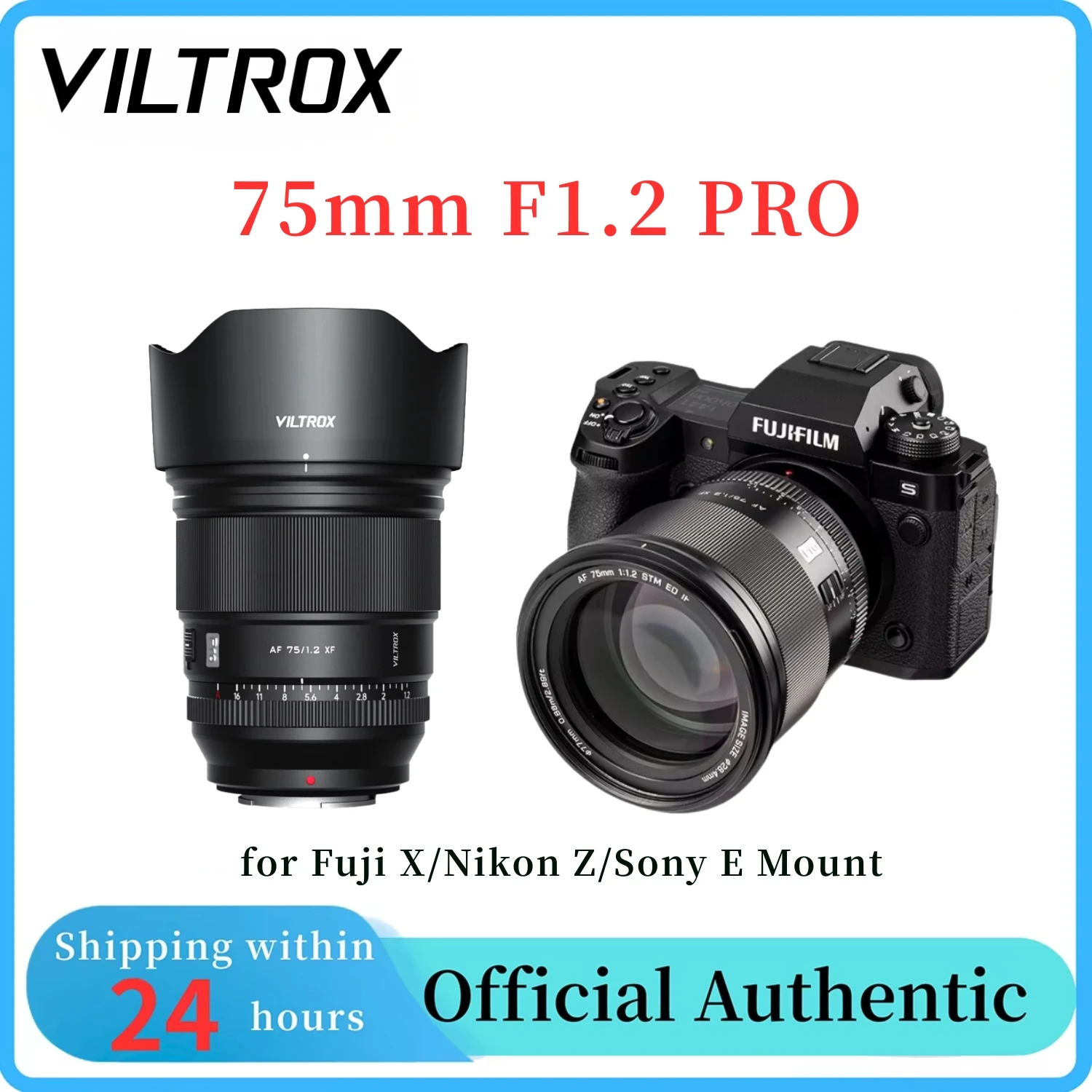 Viltrox 75mm F1.2 Full Frame Lens - AliExpress