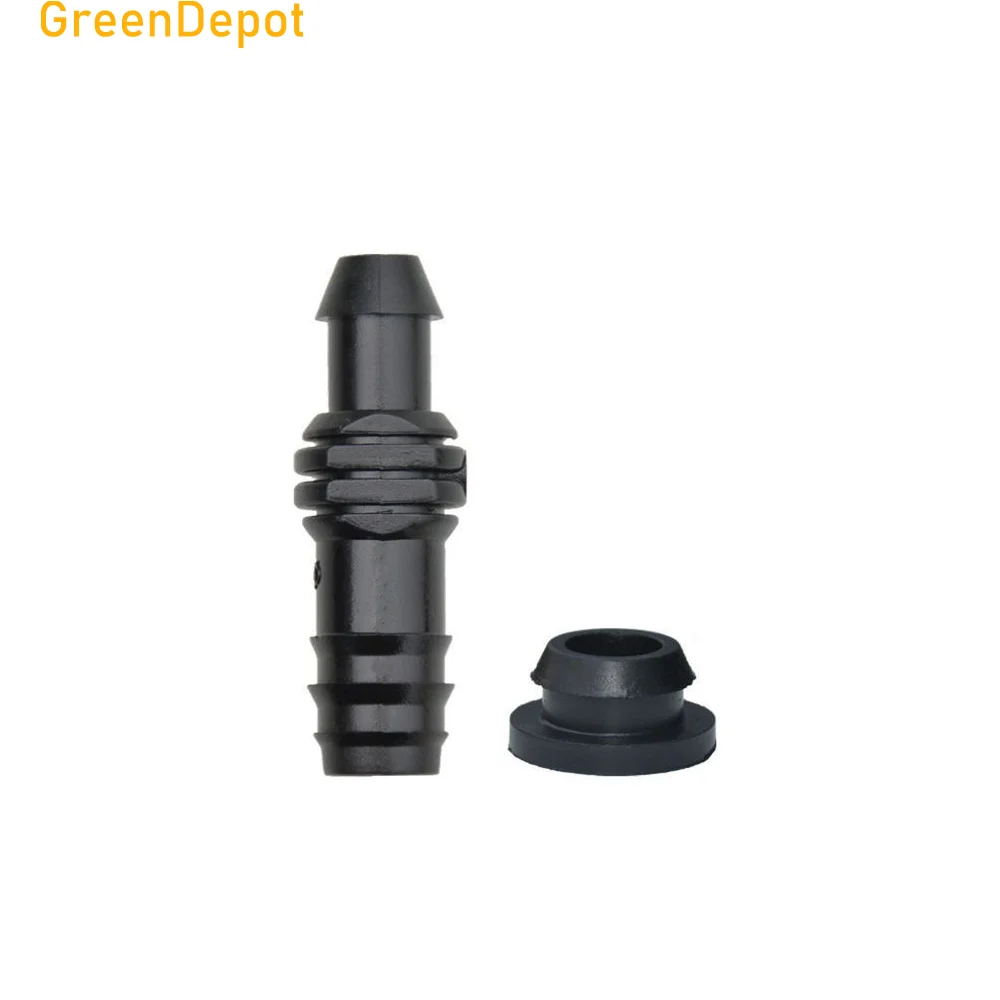 

16mm 20mm 25mm Pipe By Pass Initial Connector Drip Hose Coupling with Adaptor Irrigation Tube Joint for Garden Watering System