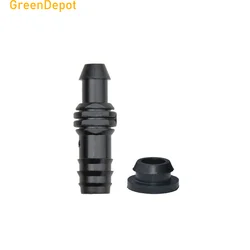 16mm 20mm 25mm Pipe By Pass Initial Connector Drip Hose Coupling with Adaptor Irrigation Tube Joint for Garden Watering System