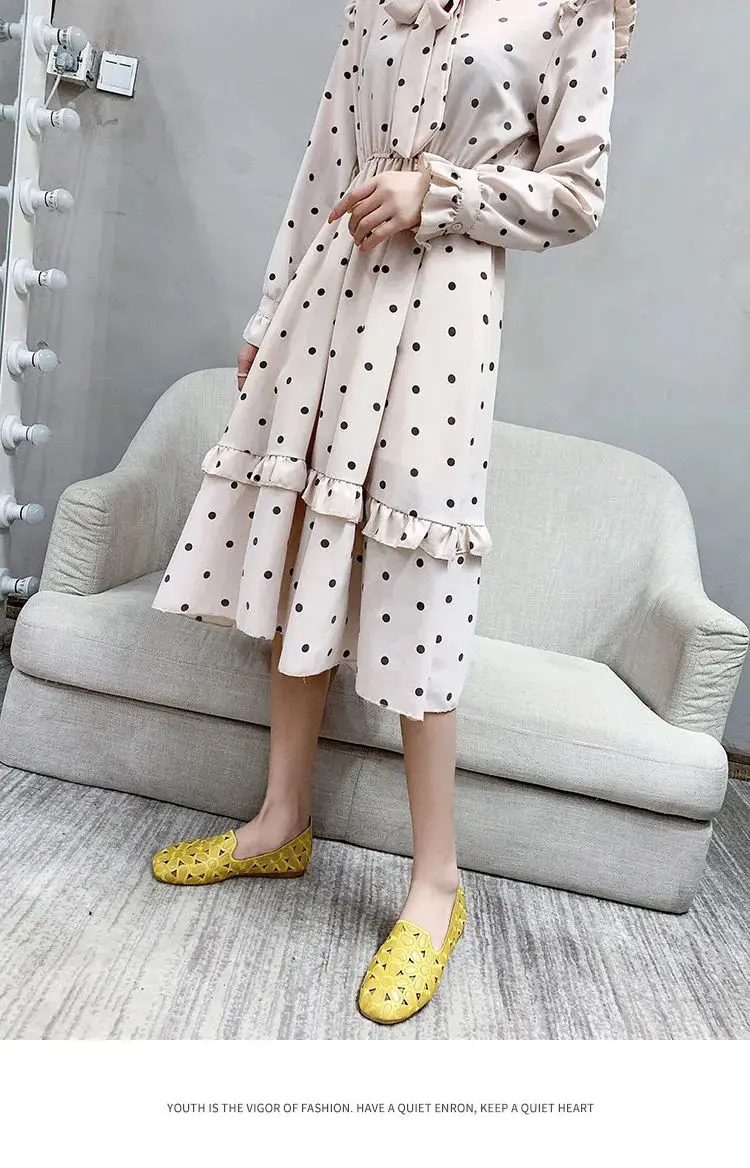 Size 35-42 Square Toe Summer Shoes for Women Embroidery Designer Shoes Soft Slipon Loafers Moccasin Leisure Women's Ballet Flats