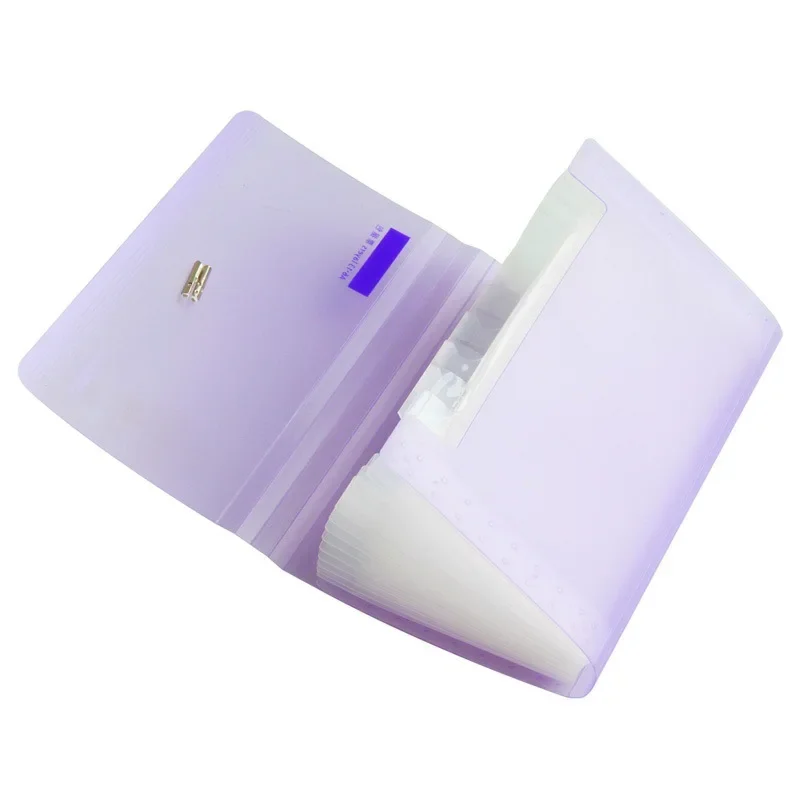 Stylish bill pack organ pack 5567 binding button type multi-function file pack collection kit pvc bag  file folder paper storage