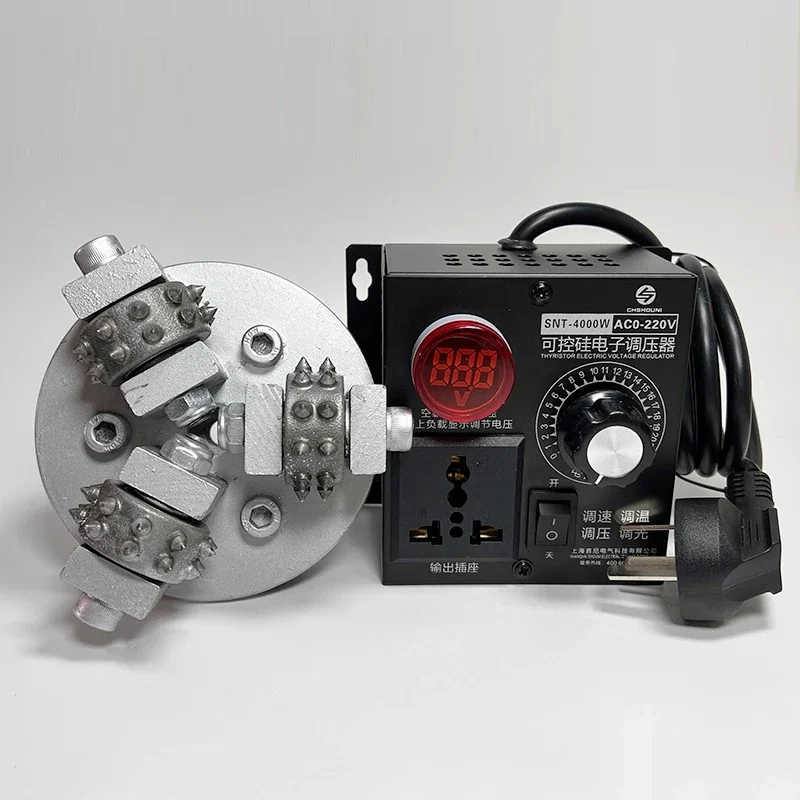 Electric Chipping Machine Variable Speed Hand Grinder Concrete Texturing Tool Concrete, Cement, Stone Texturing Wall Texturing F view 3
