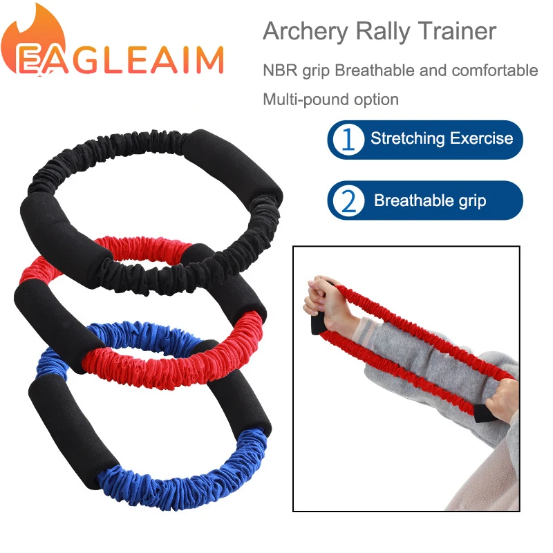 

Archery Bow Trainer Puller Arm Fitness Machine Tool Exerciser Tension Rope Exerciser Strength Training For Bow Hunting Practice