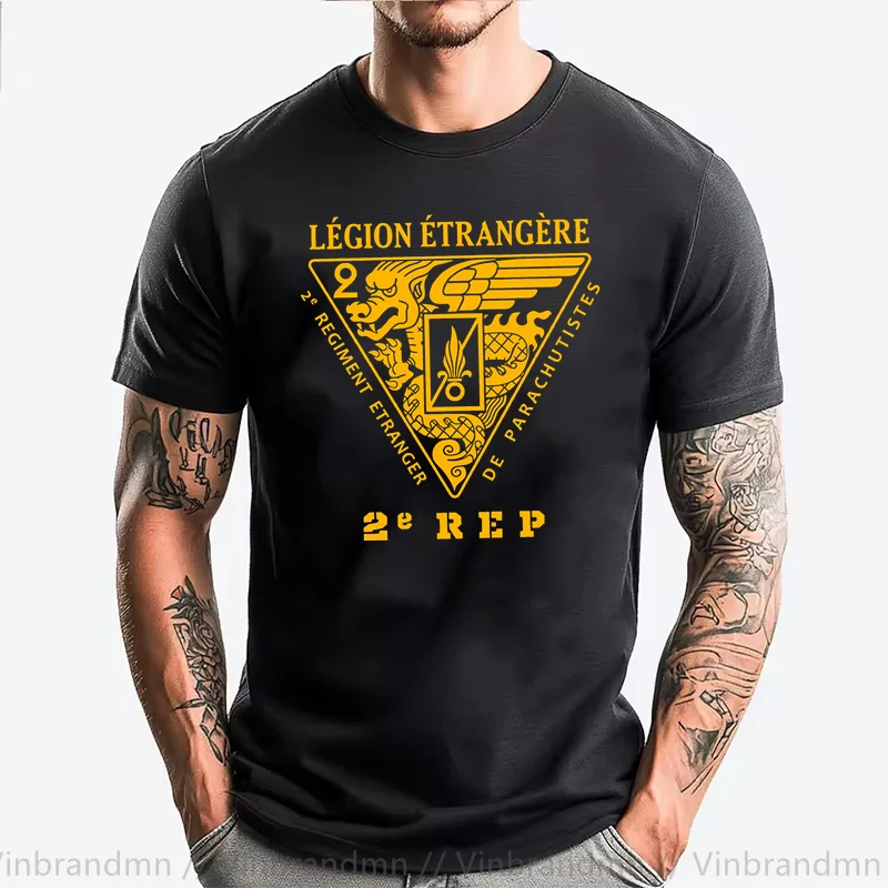 New French Foreign Legion Special Forces World War Army T Shirt Men Tshirt Homme Camisetas Men Cotton T-shirt Tees Tops Clothing