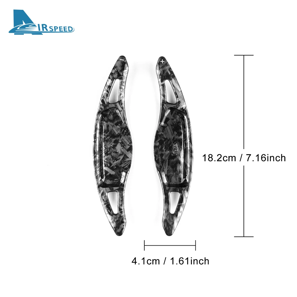 For Kia Stinger 2018 2019 2020 2021 2022 2023 Carbon Fiber Style TOP ABS Car Steering Wheel Paddle Shifter Cover Sticker