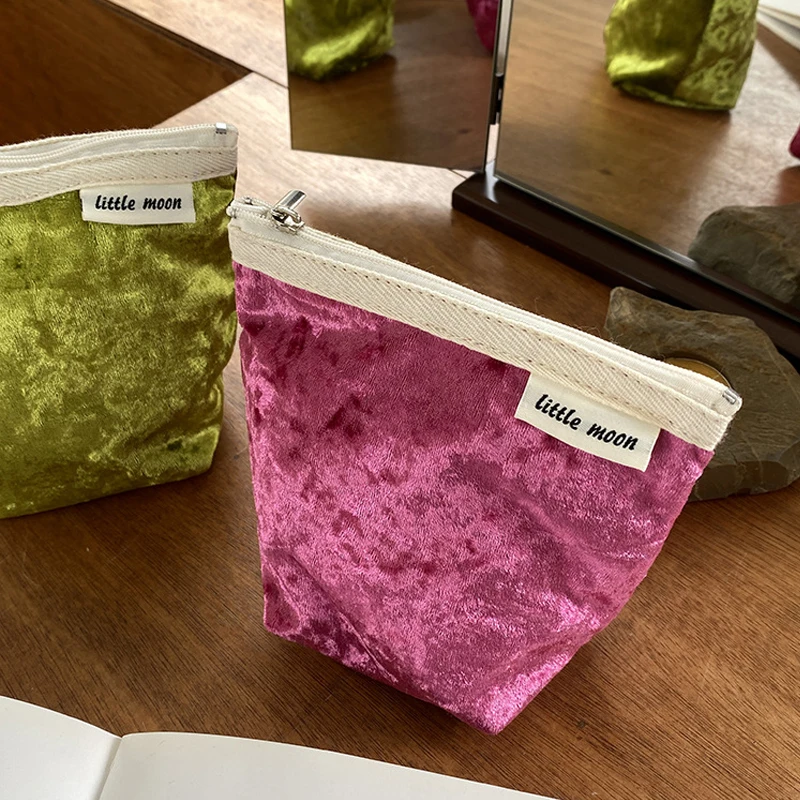 Portamonete da donna Tinta unita Borse cosmetiche versatili di alto livello Auricolari Rossetto Cambio di carte Borse portaoggetti di alta qualità