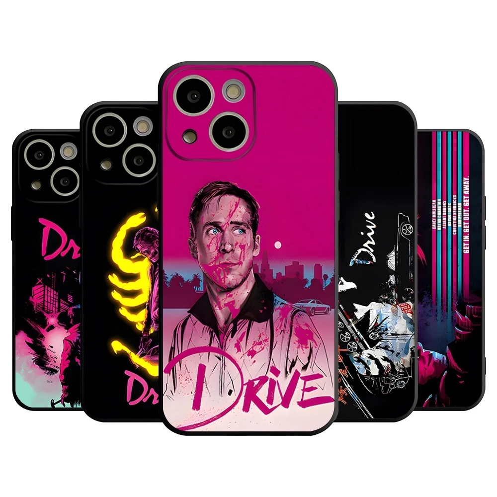 Drive Ryan Gosling Movie Fun Art Phone Case For 14 Pro Max For Iphone 16 15 Po Max 12 Mini 11 13 Pro Xr X Xs 8 7 Plus Cover