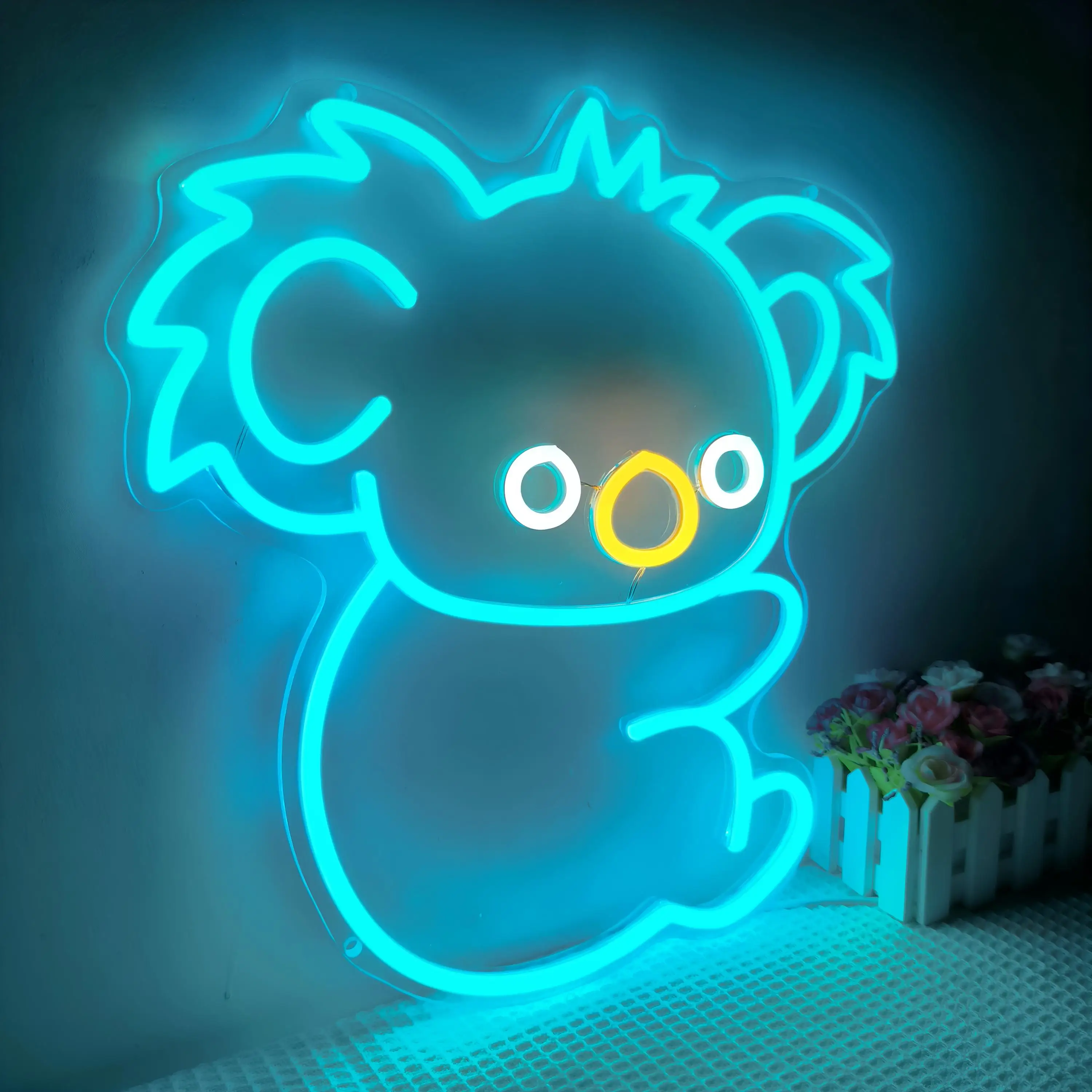

Koala Neon Sign Cute Australian Koala Bear Neon for Bedroom Nursery Decor for Kids Dorm Wall Art Sign