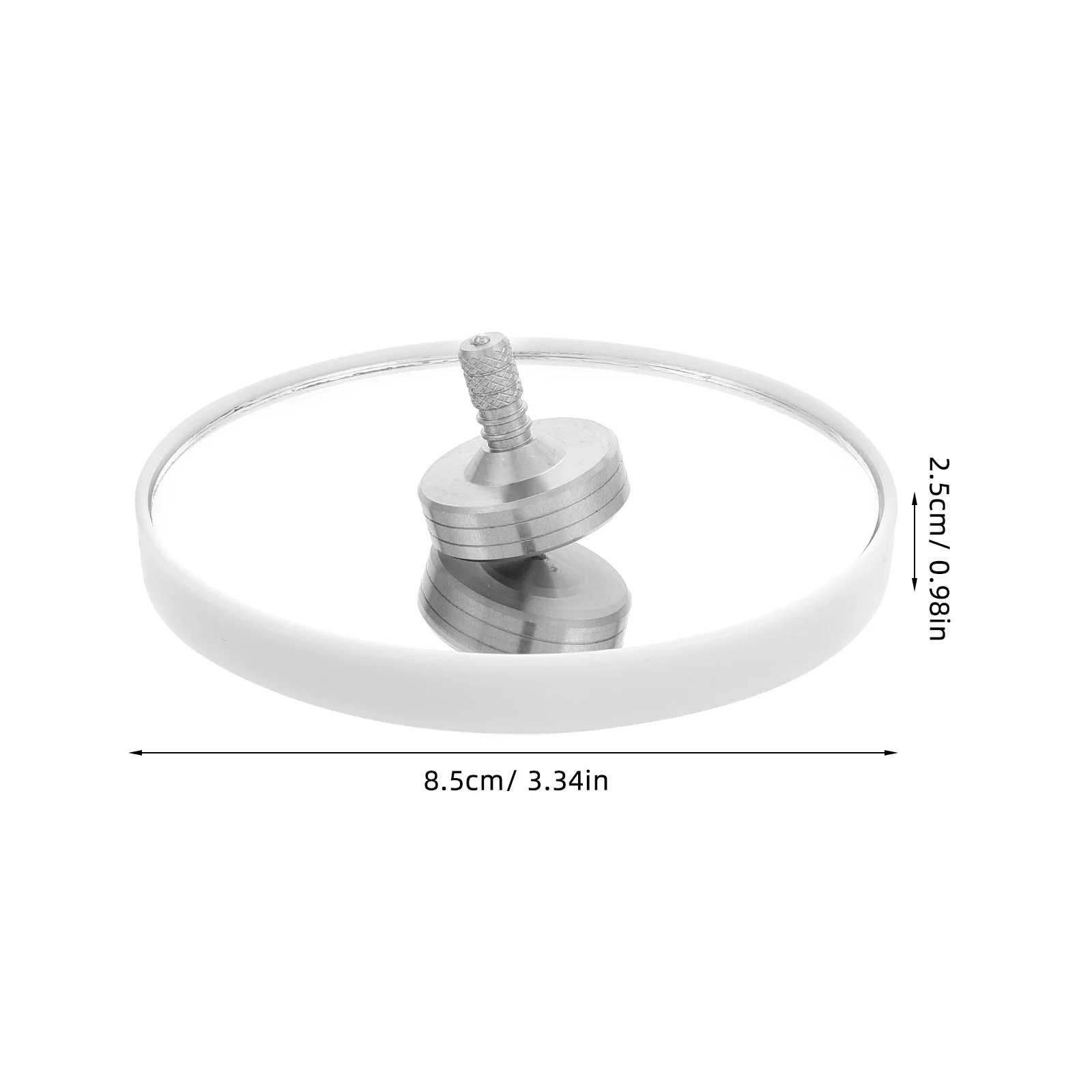 Spinning Top Metal Gyroscope Desktop Fidget Tool for Kids Adults Aid Office School Use Cool Stress Relief Rotating