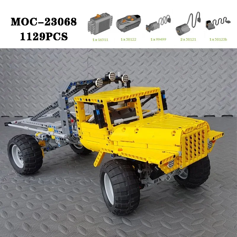 

Classic Building Block MOC-23068 Super Truck 1129PCS High Difficulty Splicing Model Adult and Children's Toy Birthday Gift