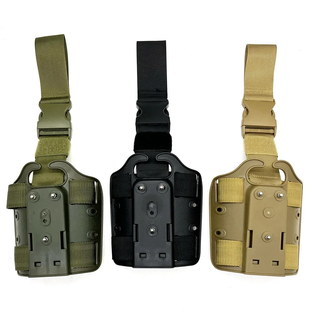 Tactical Drop Leg Platform,Thigh Rig Panel for Pistol Holster,Drop Leg Adapter with Anti-slip Thigh Strap & Quick Release Buckle