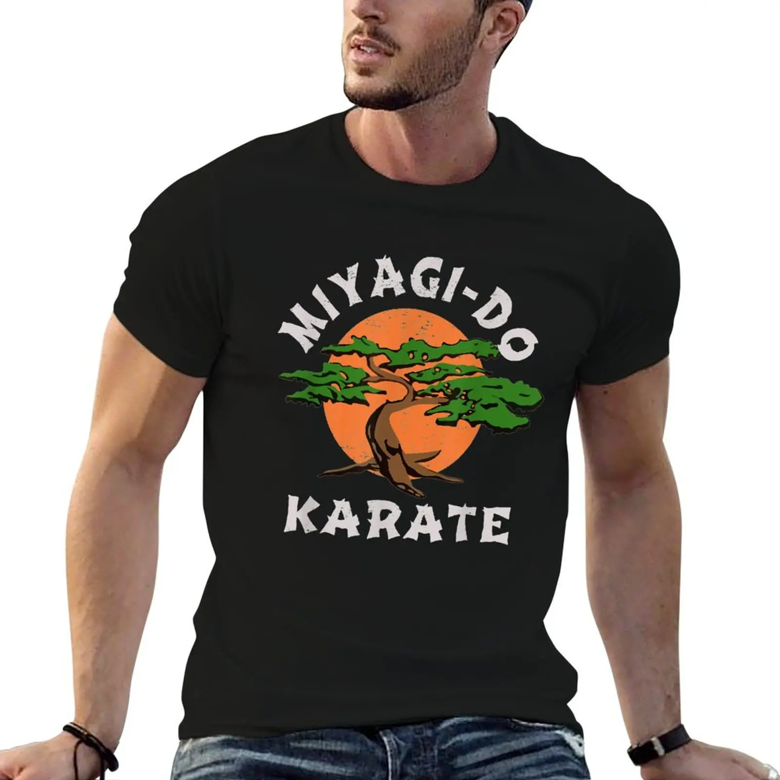 

Tree Miyagi-do Karate T-Shirt funny t shirts cotton cotton tshirt 100% T-Shirt