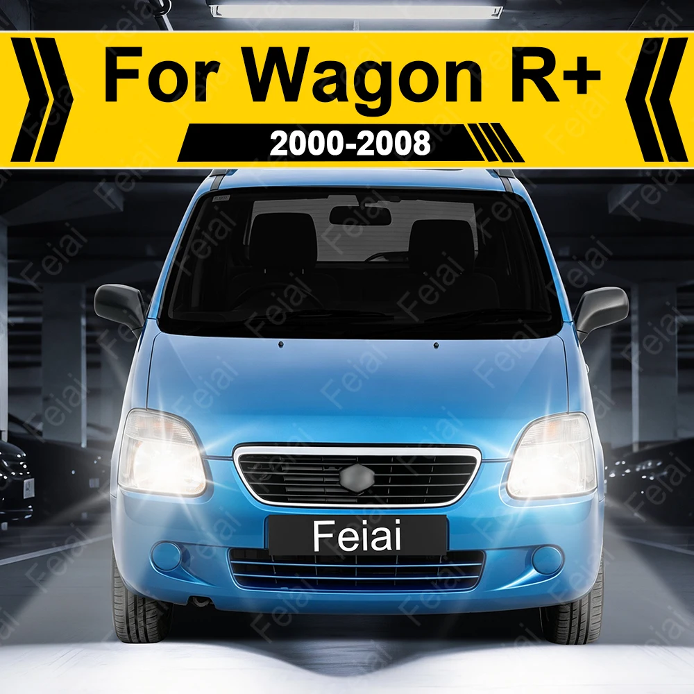 

For Suzuki Wagon R+ Headlight LED Lights Bulb Wagon R+ 2000-2006 2007 2008 Car Headlights Auto Headlamp Plug and Play Error Free