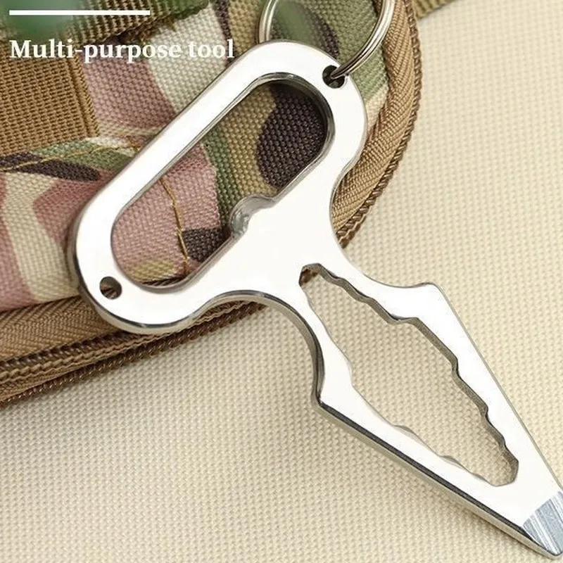 Portable EDC Spiked Defense Multitool Wrench Outdoor Camping Emergency Gear