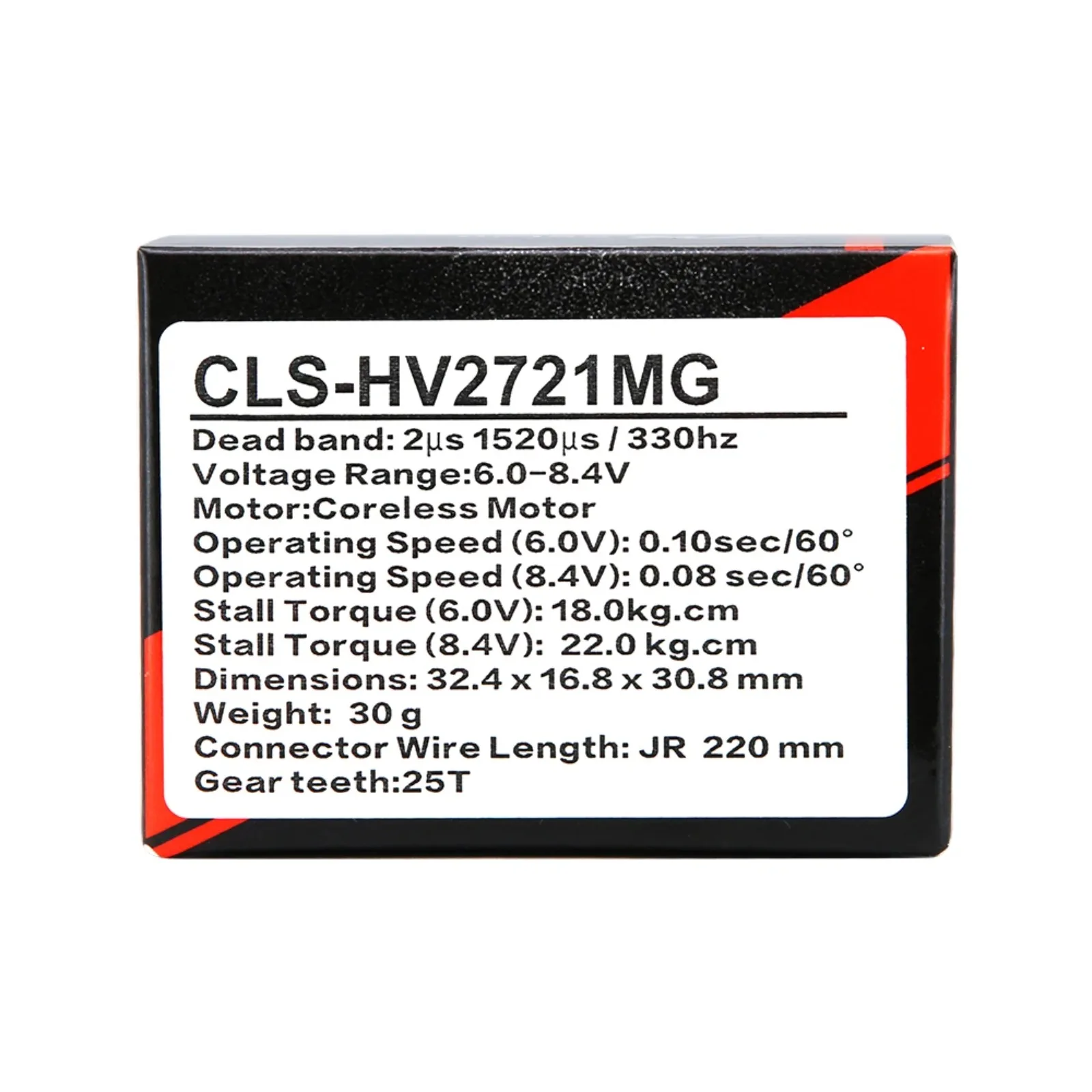 JX CLS-HV2721MG 8.4V 22KG 0.08sec ميتال جير IP67 مقاوم للماء الرقمية Coreless موتور سيرفو ل 1/8 1/10 RC سيارة روبوت طائرة