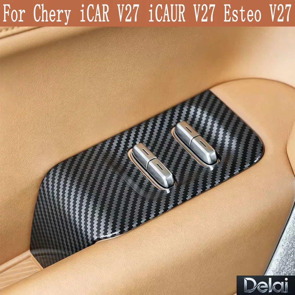 for-chery-icar-v27-icaur-v27-esteo-v27-2026-2027-car-door-glass-switch-panel-sticker-interior-door-button-sticker-accessories