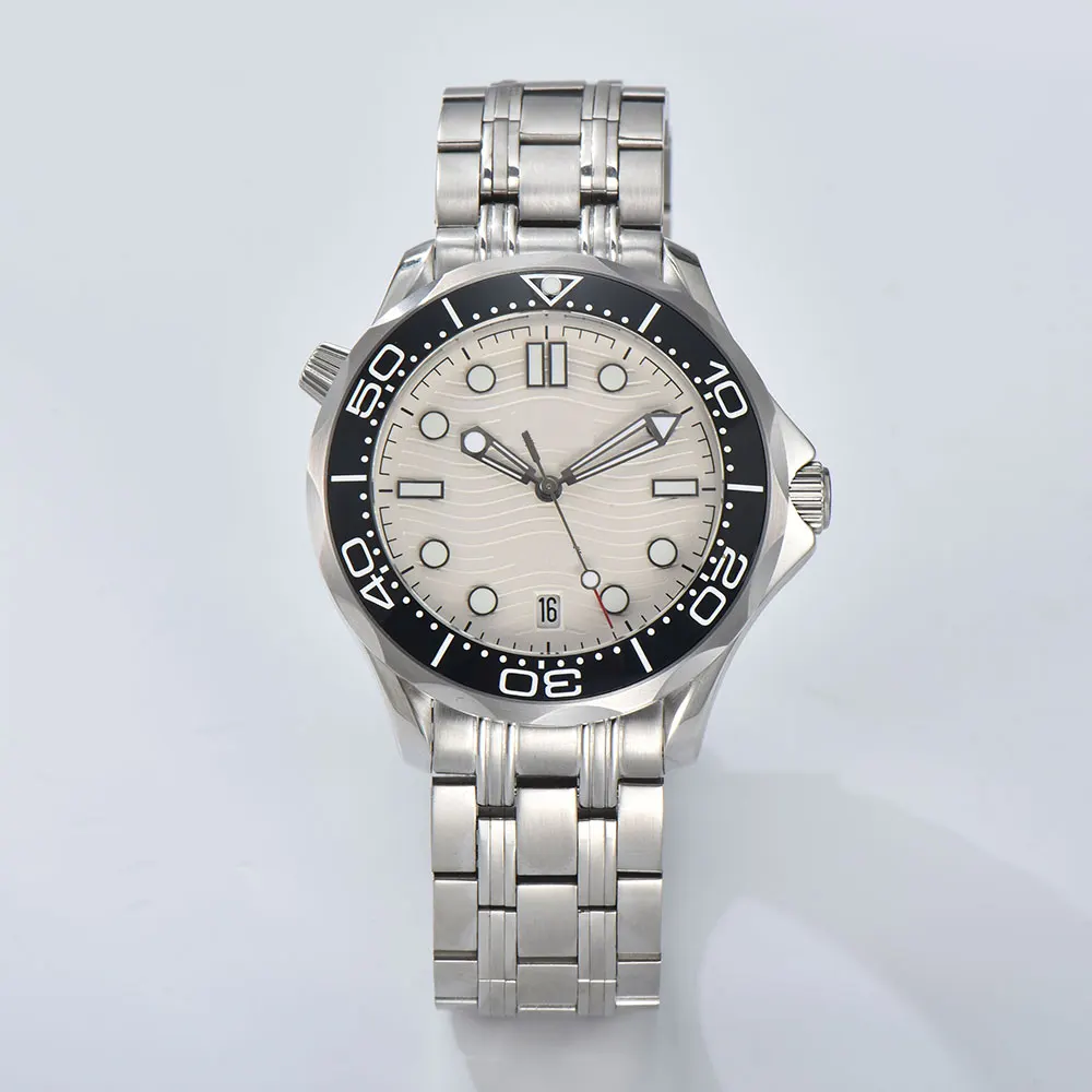 41mm 316L Stainless Steel Sapphire Glass Watch C3 Lumiouns 5Bar Waterproof Suitable for NH35 Automatic Movement Seamaster image 3