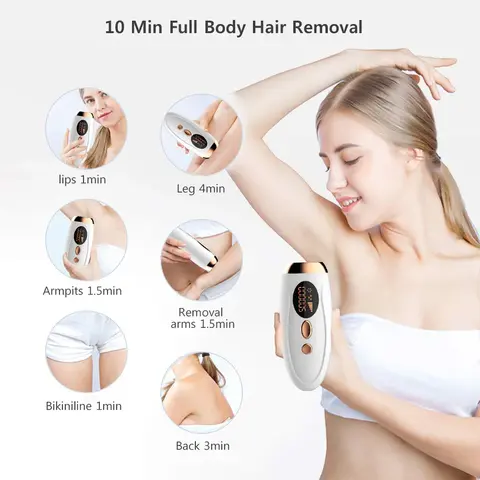 Epilatore Laser IPL Depilazione Per Le Donne Corpo Bikini Viso 990000 Flash Permanente Indolore IPL Epilatore Laser Epilatore