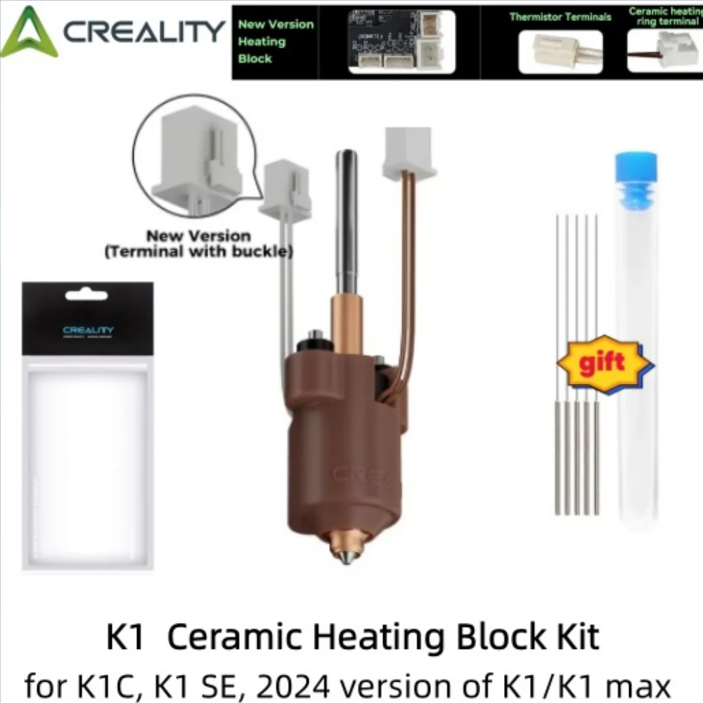 

CREALITY K1C Ceramic Heating Block Kit Quick-swap Nozzle Kit High Flow Printing 3d printer accessories