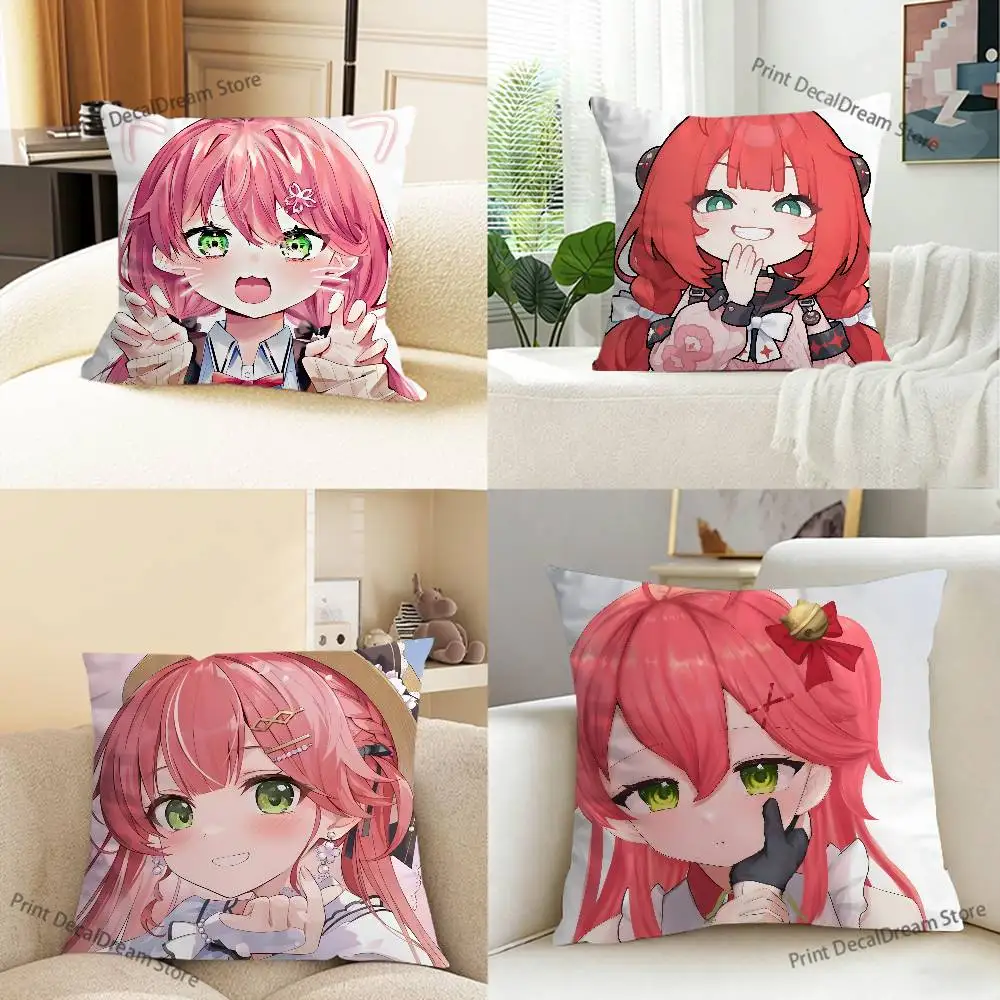 Pink S-Sakura M-Mikos Pillow Case Ultra Soft Skin Friendly Fabric Cloud Like Comfort & Concealed Zipper