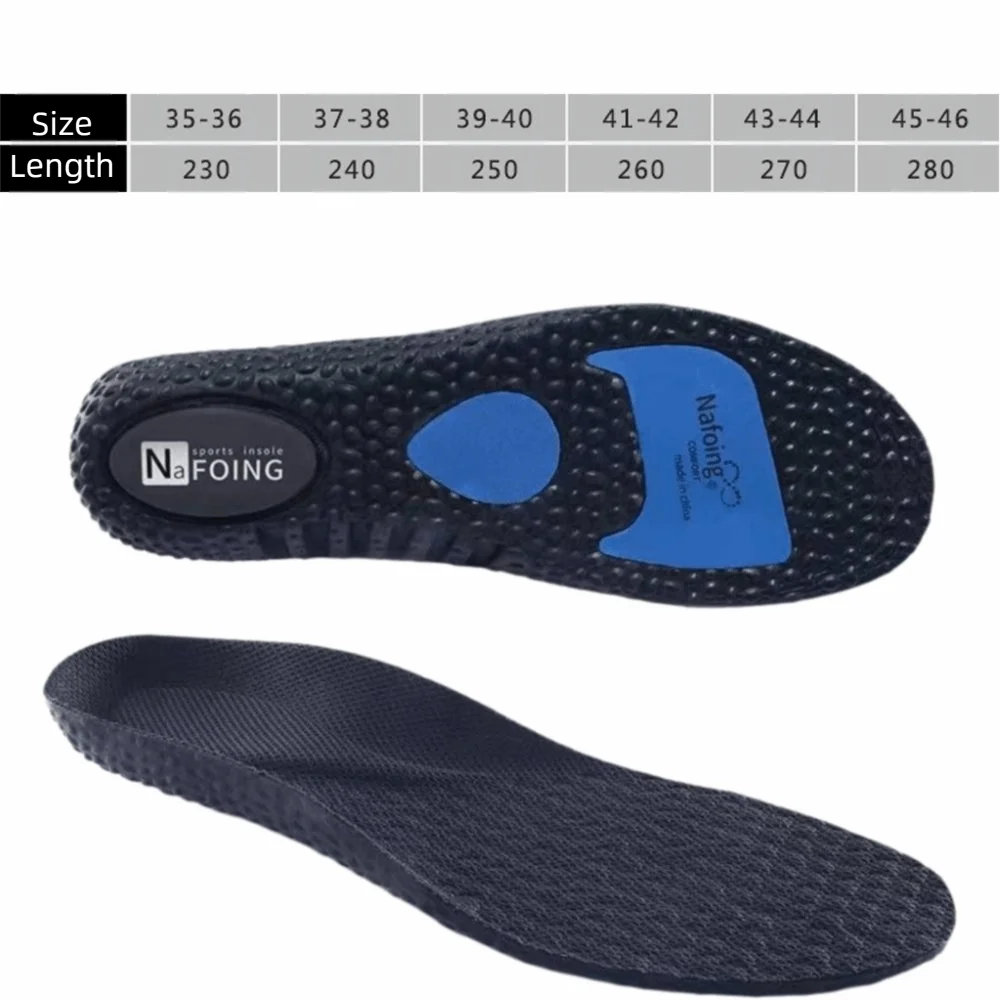 แผ่นรองเท้า EVA 4D คุณภาพสูง ระบายอากาศได้ดี ยืดหยุ่นสูง รองรับอุ้งเท้า ซับแรงกระแทก เหมาะสำหรับวิ่งและเล่นกีฬา