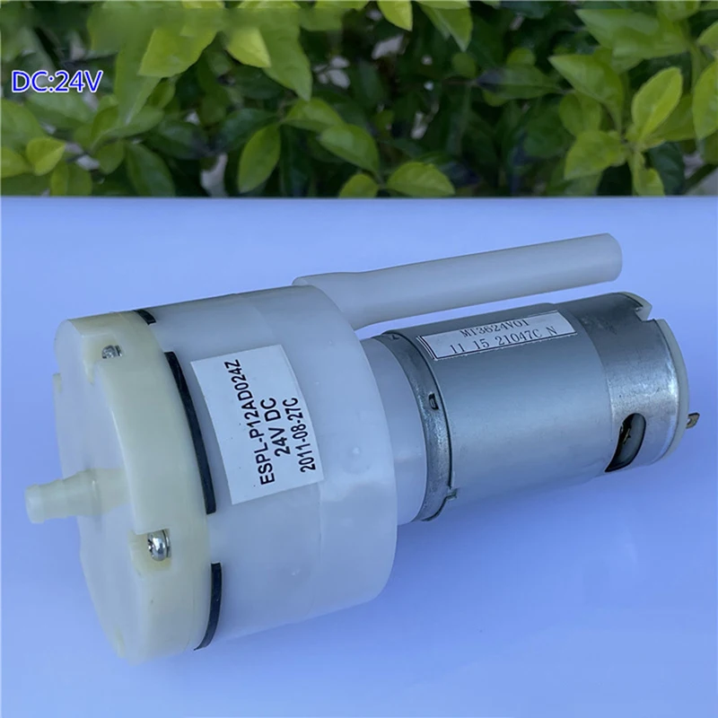 

555 DC Motor Air Pump Large Air Volume 12V-24V Vacuum Pump Silent Fish Tank Oxygen Pump Aeration Pump for Aquarium