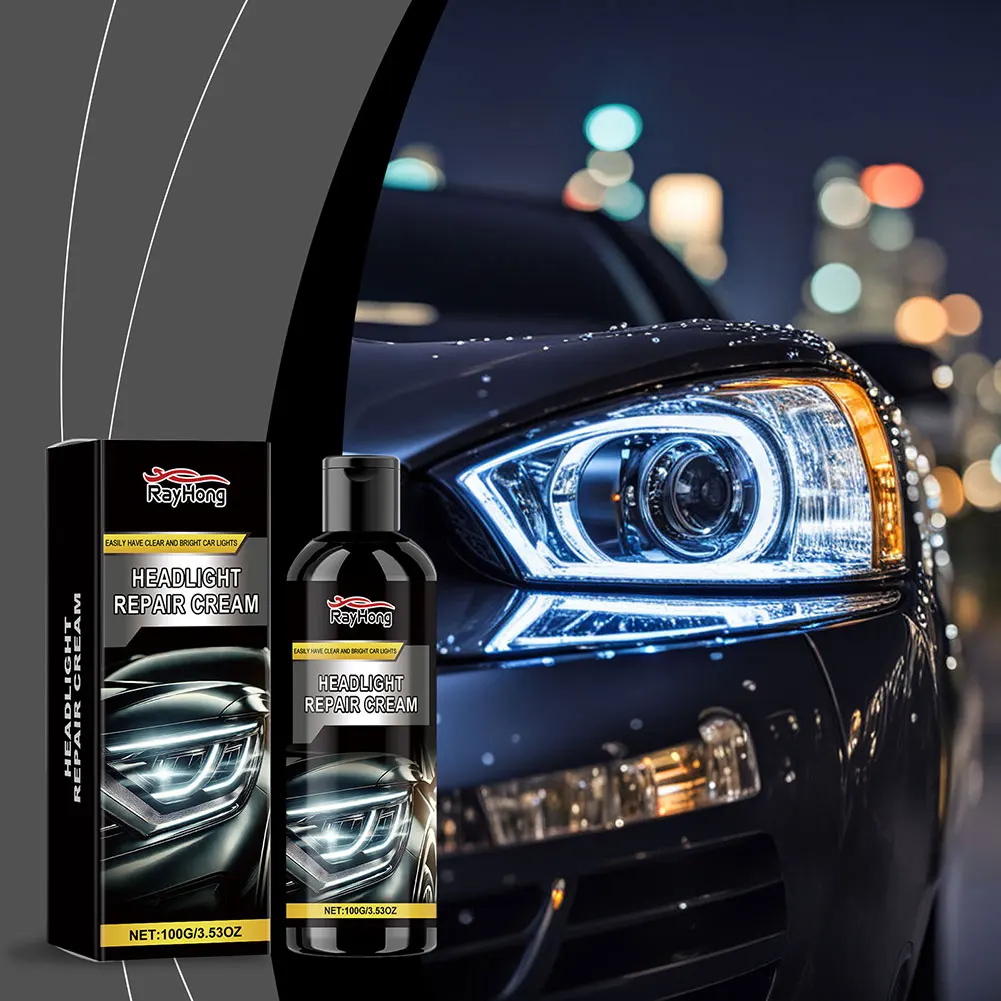 Headlight Restoration Cream Long Lasting Headlight Protector For All Headlights