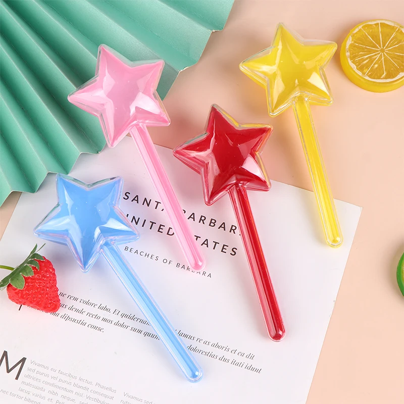 1pc Creative Magic Wand Five-Pointed Star Plastic Candy Box Gift Packaging Candy Holder Sugar Boxes Christmas Party Favors