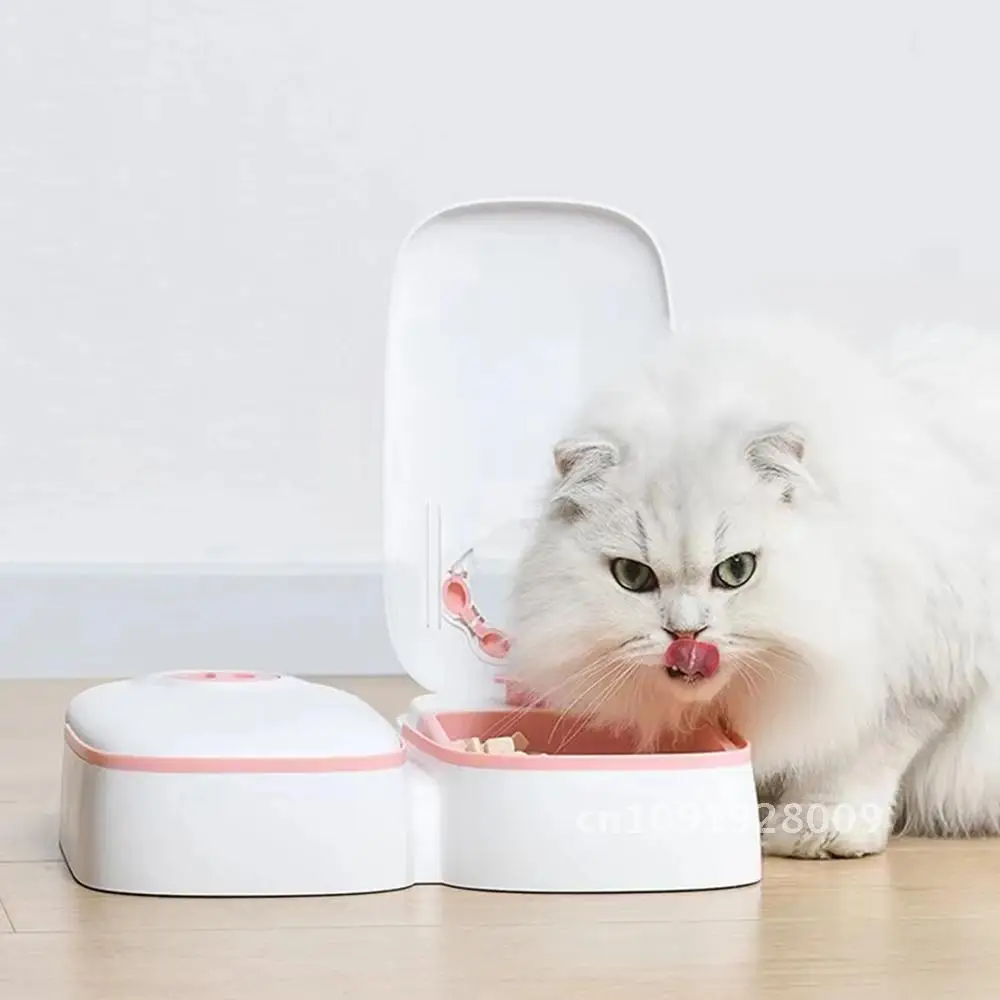 

Automatic Pet Feeder Smart Cat Food Dispenser For Wet Dry Food Bowl Feeder Puppy Auto Cats Timer Meals 2 Kitten For Dispenser