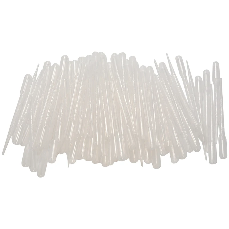 

200Pcs Plastic Transfer Pipettes 3Ml Disposable Dropper For Essential Oils