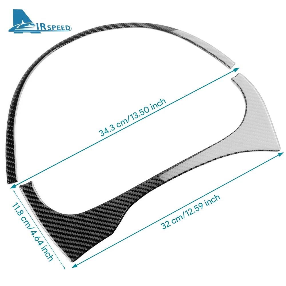 Real Soft Carbon Fiber Sticker For Renault Fluence Megane 3 RS 2009 2010 2011 2012 2013 2014 2015 LHD RHD lnstrument Accessories