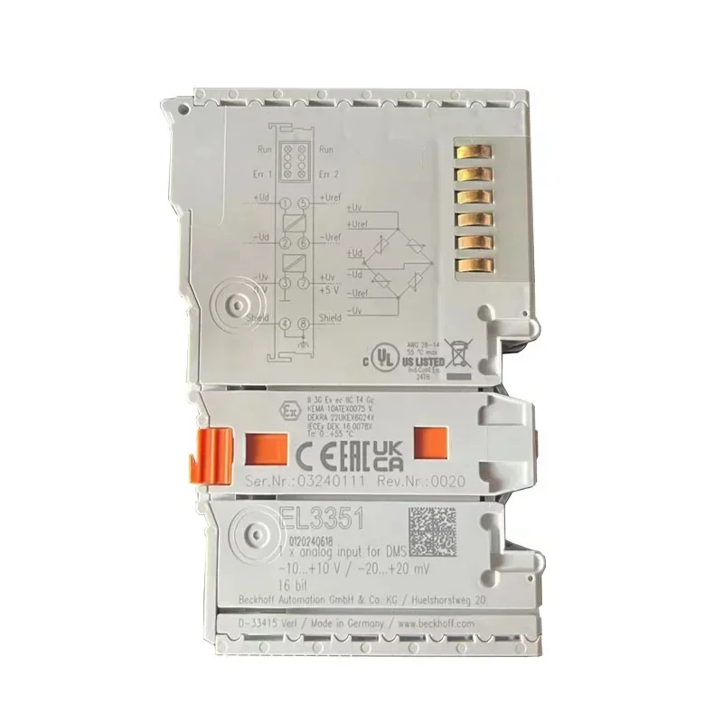 BECKHOFF EL3351 jauge de contrainte Module de borne de pont de résistance à 1 canal
