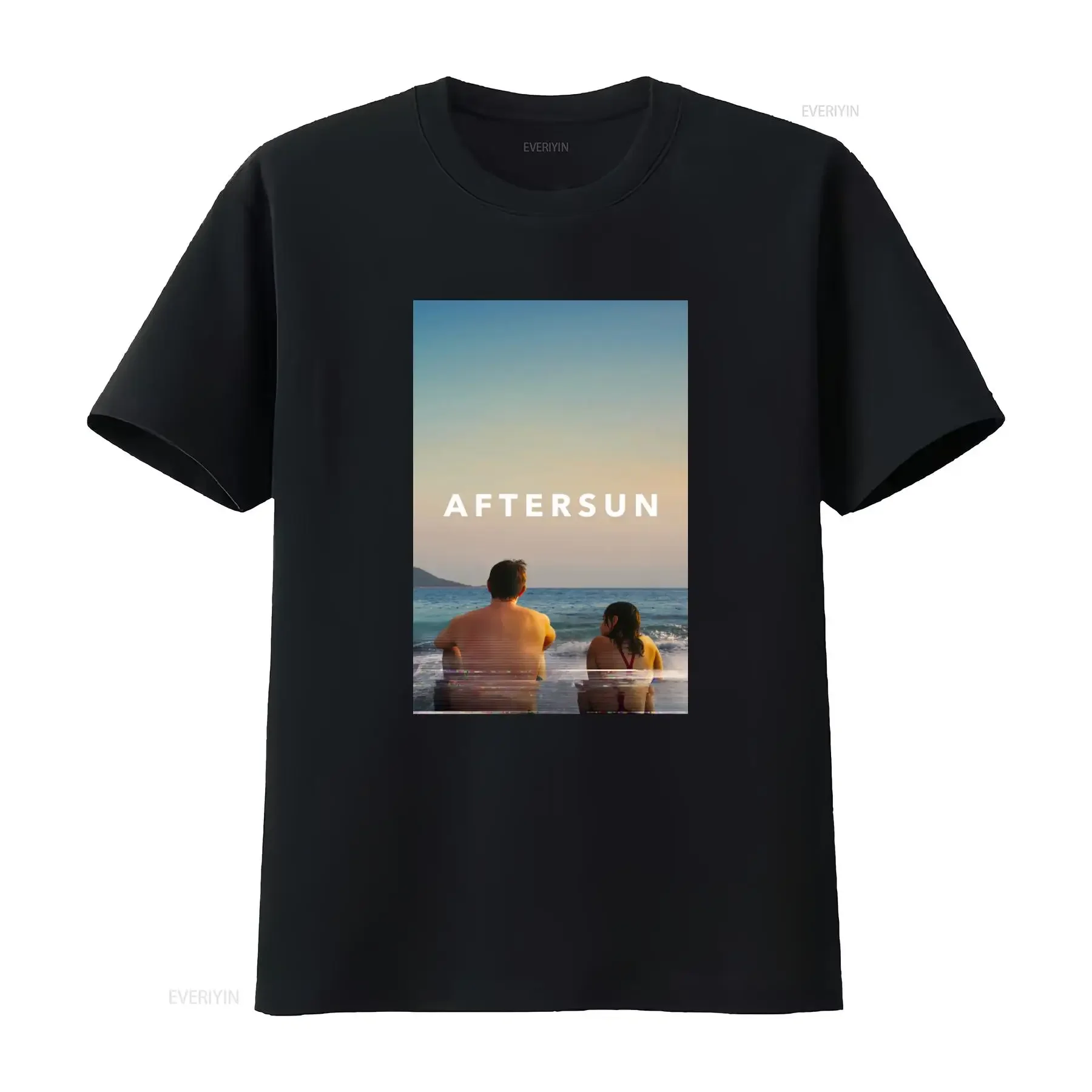 Aftersun Movie Poster T Shirt Stylish and Comfortable for All Seasons vintage Washed Top For Everyday Wear Unisex Versatile