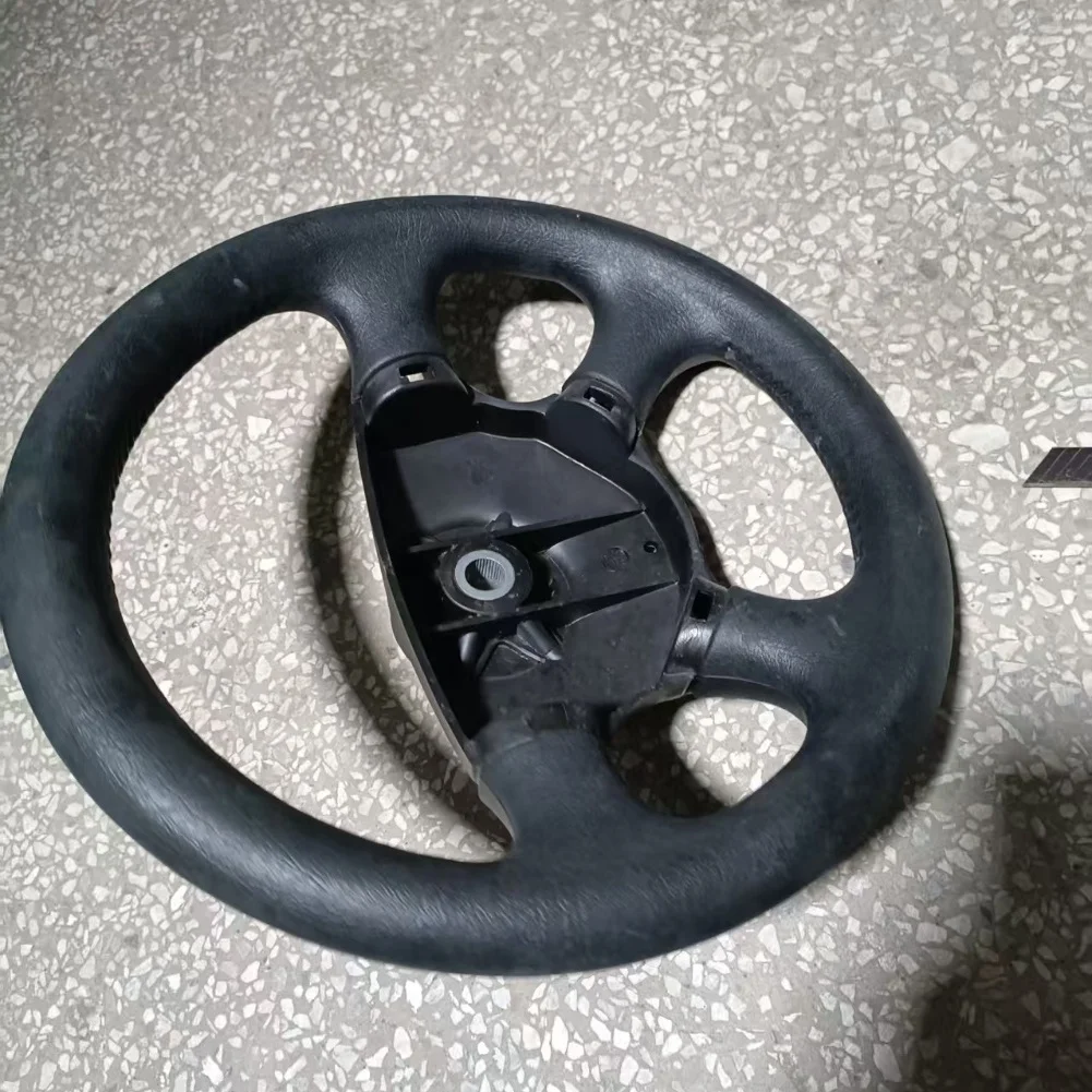 1 قطعة 12.5 بوصة عربة جولف عجلة القيادة: أنيق وسهل التركيب عجلة القيادة البلاستيكية قطع غيار سيارات الغولف الترفيه الرياضي