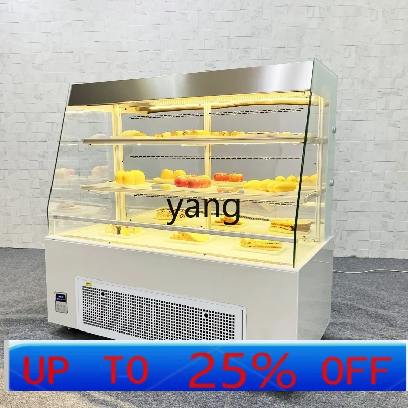 

LH fruit refrigerated fresh-keeping cabinet open sandwich display cabinet vertical air curtain cabinet