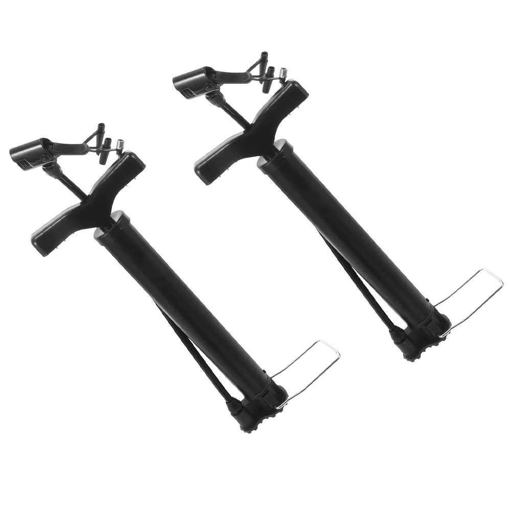 2Pcs Portable Air Pump for Ball Inflation Durable Steel Material Bike Tire Handheld Inflator Ball Bump Basketball Air Pump
