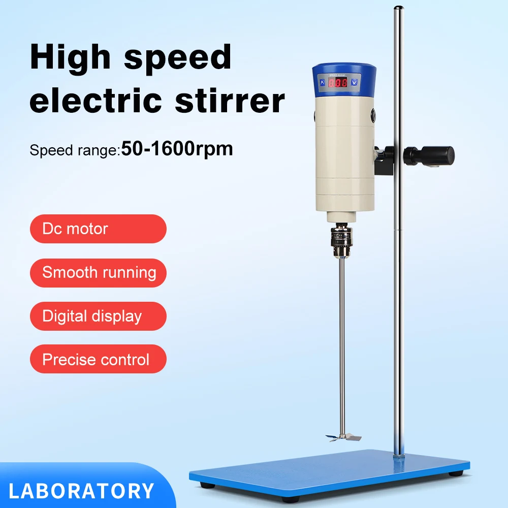 

JRJ300/FJ200 Лабораторный высокоскоростной гомогенизатор сдвига Цифровая эмульгационная машина Эмульгатор для дисперсии косметического крема