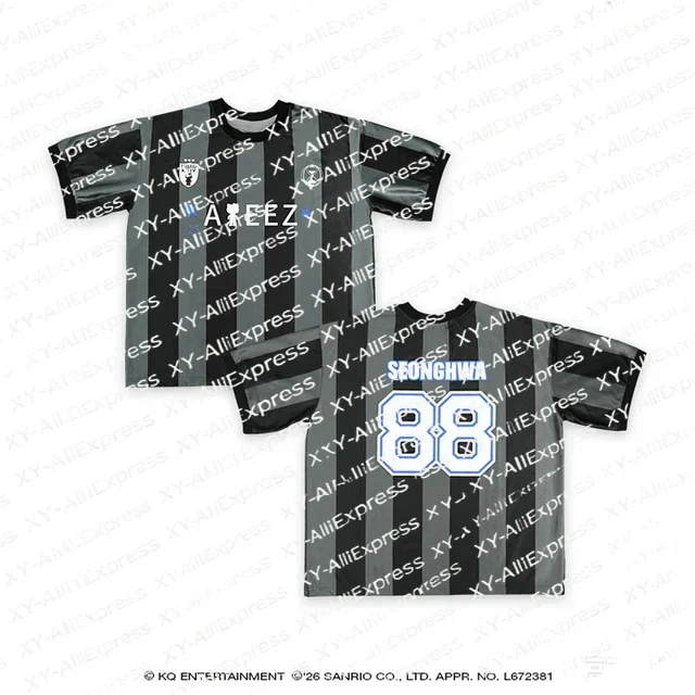 Striped Short Sleeve Soccer Jersey, Loose Crew Neck Sport Top for Amateur Match, Street Style and Casual Daily Wear