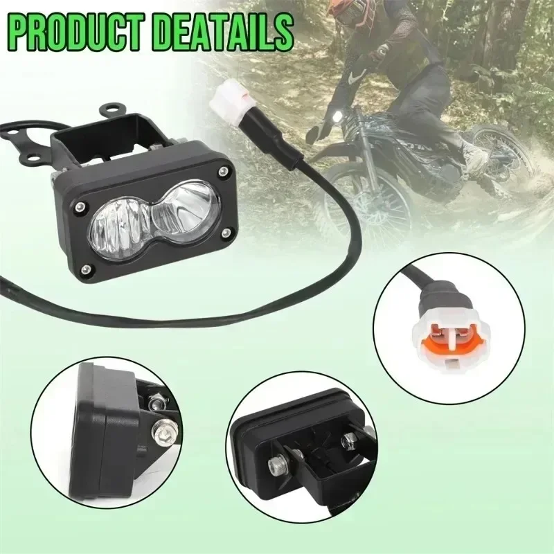 New for Sur-Ron Segway Talaria Plug N Play LED Headlight Switch White Spot Flood Pod Combo Kit Waterproof