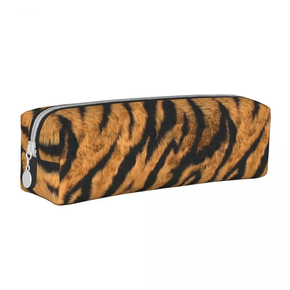 

Tiger Stripe Animal Theme Pencil Cases Leopard Print Pen Box Bag Student Large Storage Office Zipper Pencil Pouch